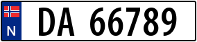 Truck License Plate